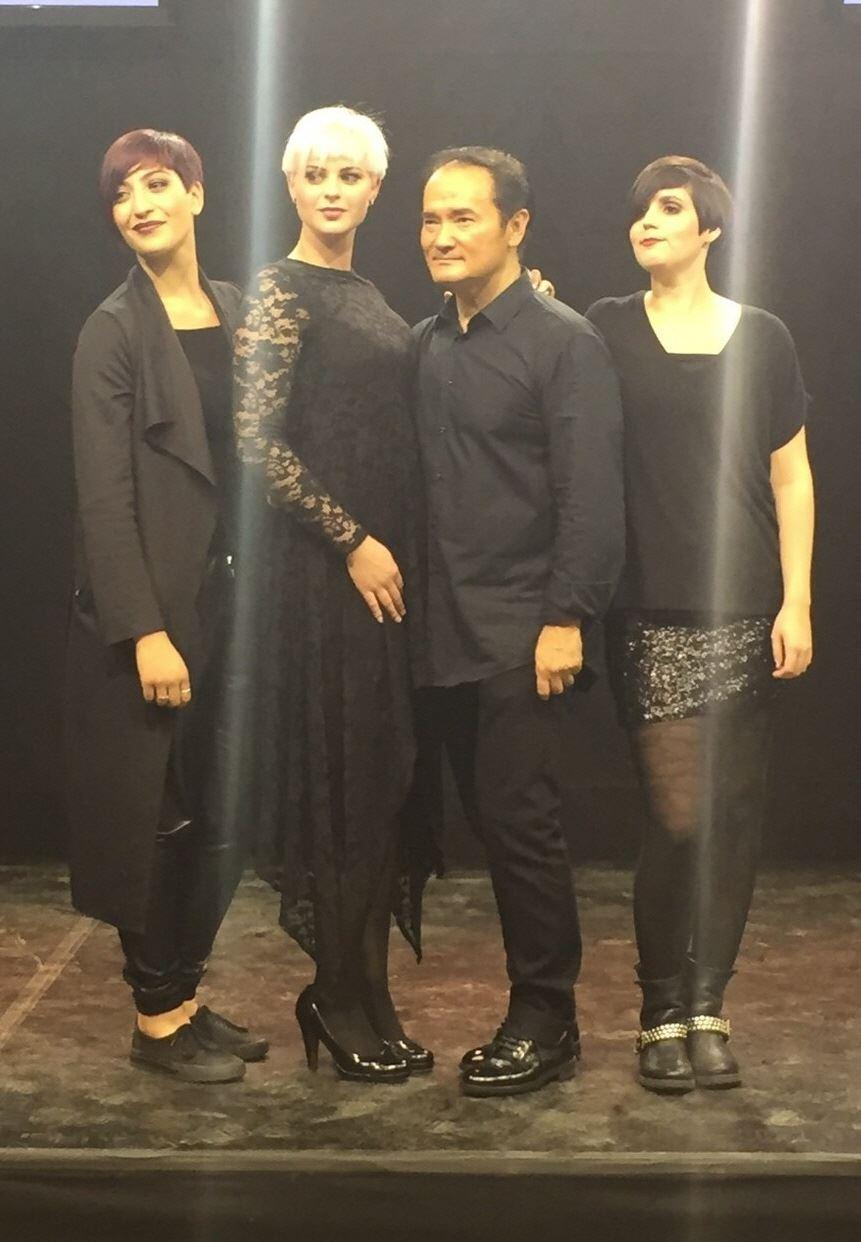 Melvin mit seinen Models